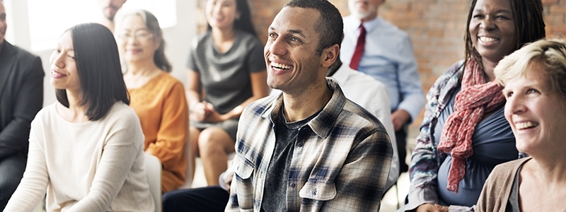 Classroom of adult learners