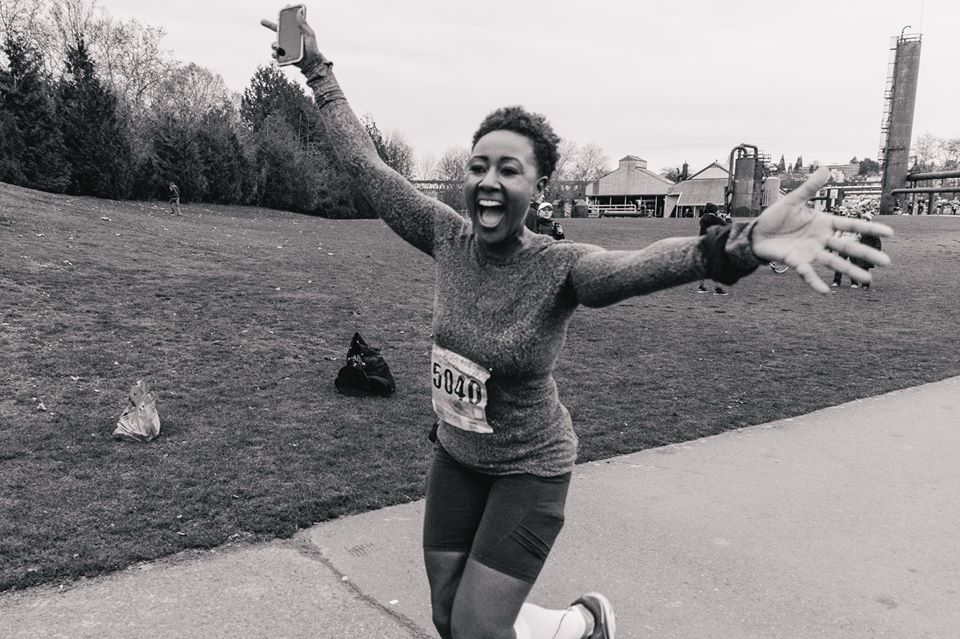 Vivian Vassall running