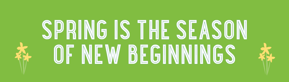 Spring is the Season of New Beginnings Banner - Continuing Education at Seattle Central College