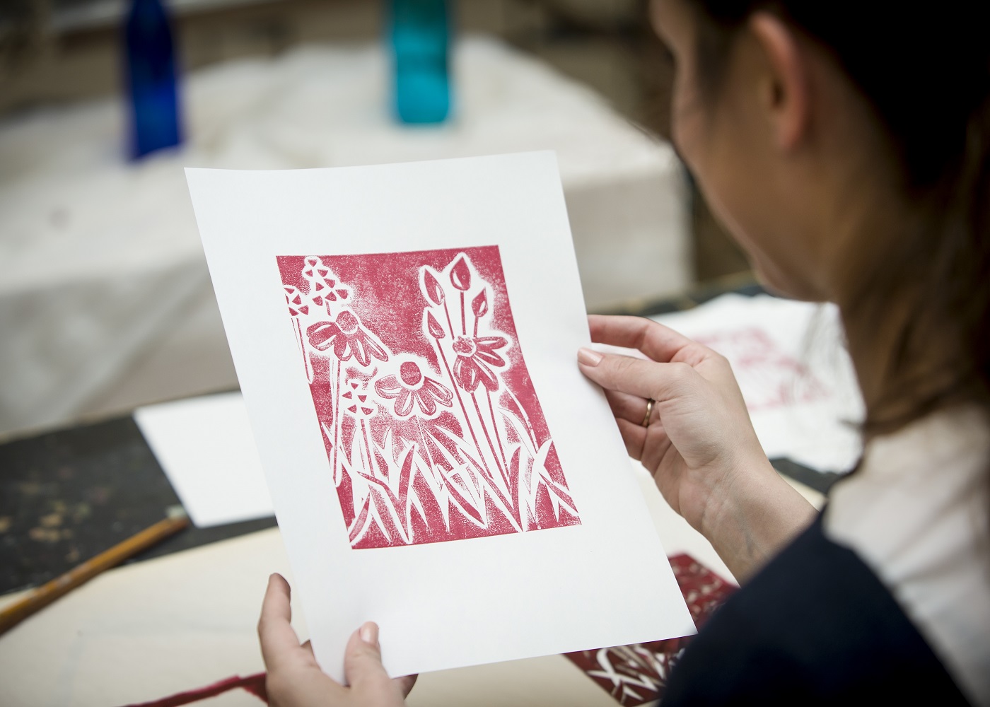Printmaking photo - Continuing Education at Seattle Central College 