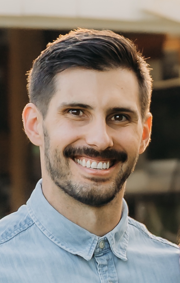 Headshot photo of Wyatt Wilson with CareerStep, a light skinned man with dark hair, beard and mustache.. 